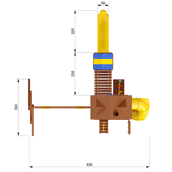 Детский игровой комплекс Fort-5