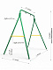 картинка Одиночные Качели  Rokids УДК-2.01 (зеленые ) от магазина Лазалка