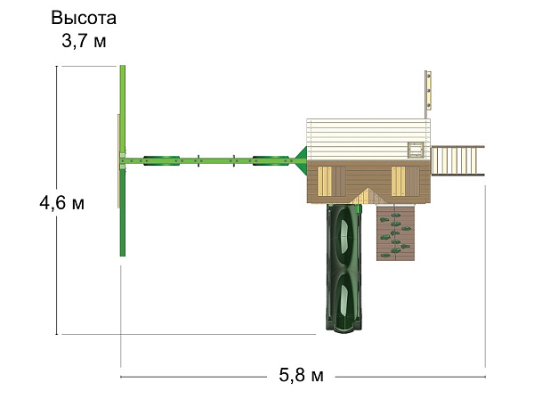 Детская игровая площадка "Рассвет Ривьера"